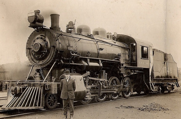 Figure 4 James Bertrand and CPR Engine 1746, date unknown, copyright Alicia Bertrand.